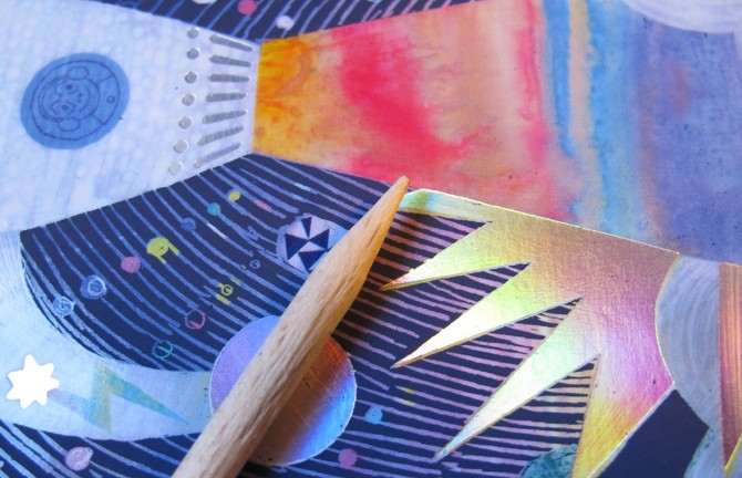 Wydrapywanka Djeco - Kosmos